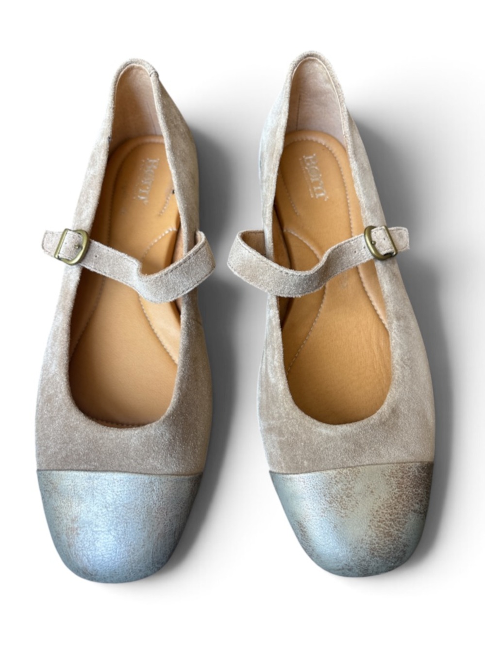 Born Suede Mary Jane Flat